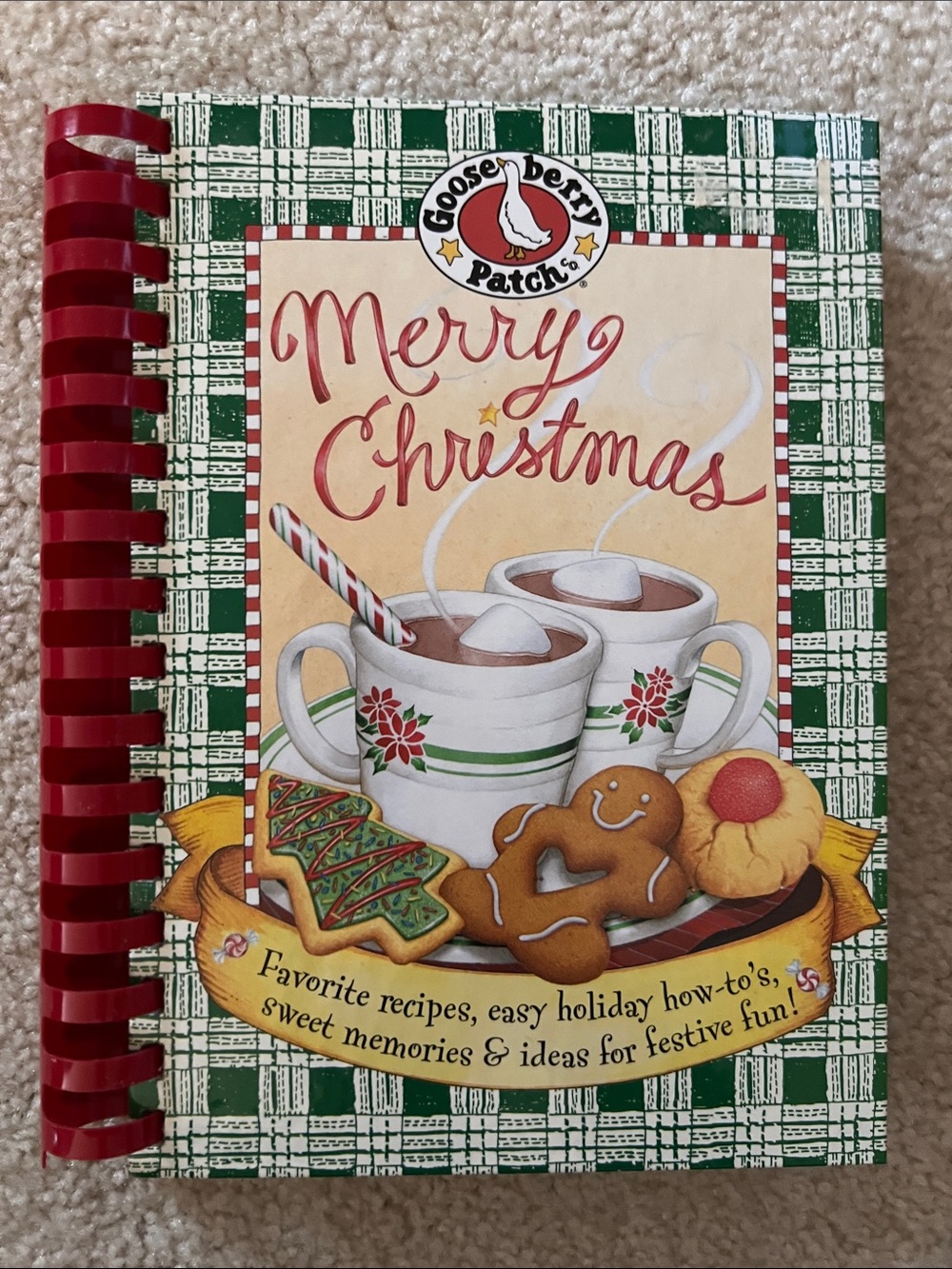 Gooseberry Patch Merry Christmas Recipe Book -SFH
